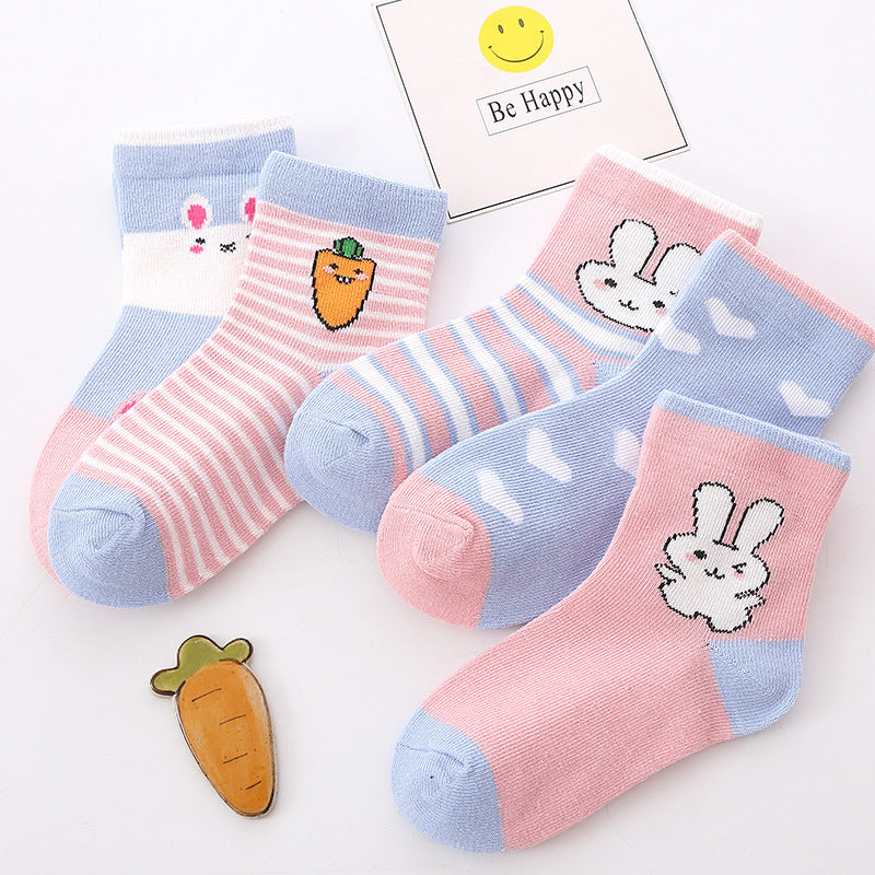 Kinder-Baumwollsocken – Weich, Atmungsaktiv & Bunt