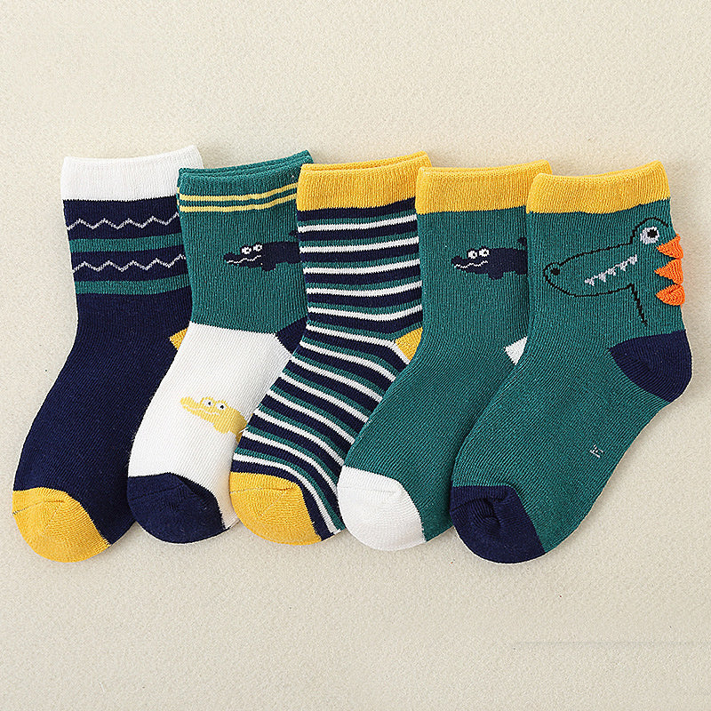 Kinder-Baumwollsocken – Weich, Atmungsaktiv & Bunt
