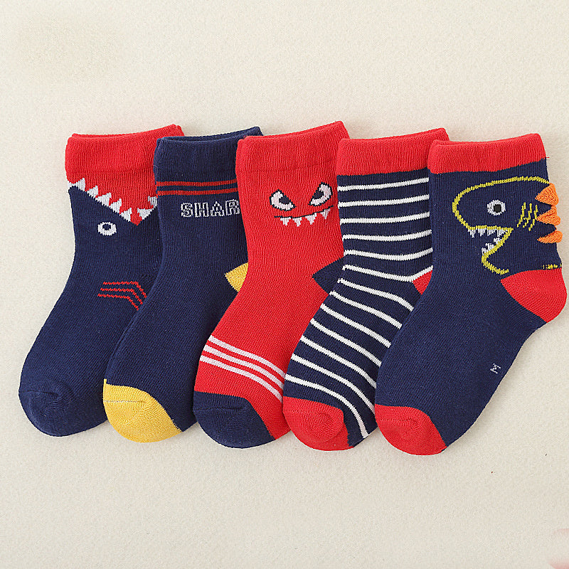 Kinder-Baumwollsocken – Weich, Atmungsaktiv & Bunt