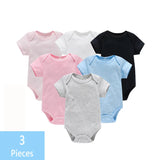 Baby Sommer Bodysuit aus Baumwolle (3er-Set)