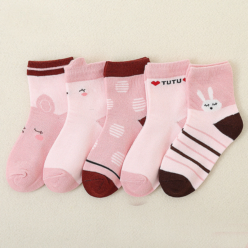 Kinder-Baumwollsocken – Weich, Atmungsaktiv & Bunt