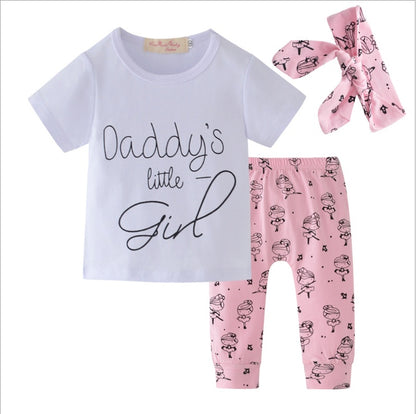 Baby Mädchen Outfit – “Daddy’s Little Girl” Set