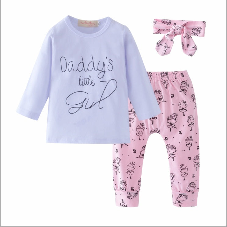 Baby Mädchen Outfit – “Daddy’s Little Girl” Set