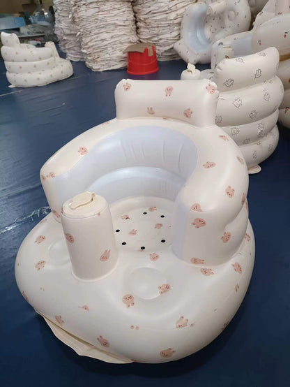 Aufblasbarer Baby-Sitz – Ideal zum Essen, Baden & Schwimmen