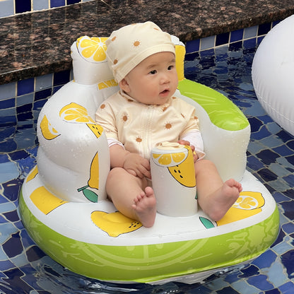 Aufblasbarer Baby-Sitz – Ideal zum Essen, Baden & Schwimmen